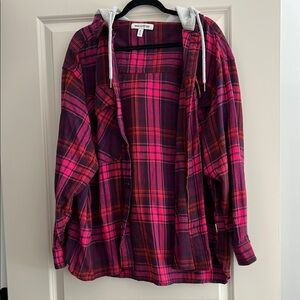 Urban Outfitters Hooded Flannel
